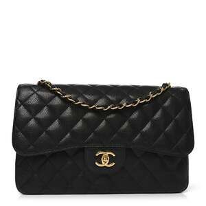 Chanel Caviar Quilted Jumbo Double Flap #265120C74B